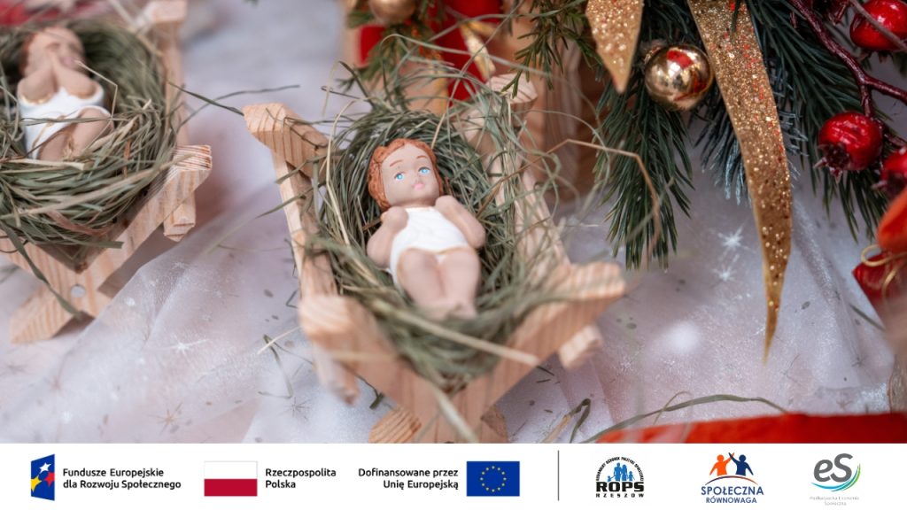 Zdjęcie figurki Jezusa w żłobku