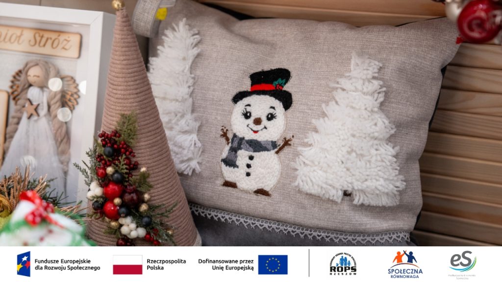 Zdjęcie świątecznej poduszki